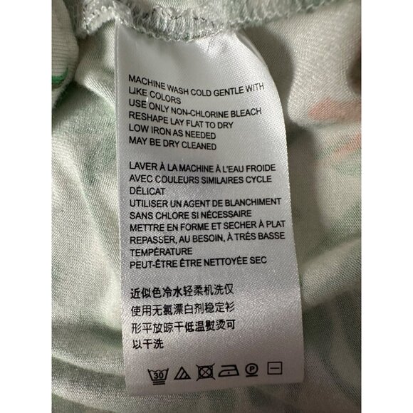 Anthropologie‎ Womens Floral Boho Peasant Blouse XS Long Sleeve Tropical Birds - Picture 10 of 14